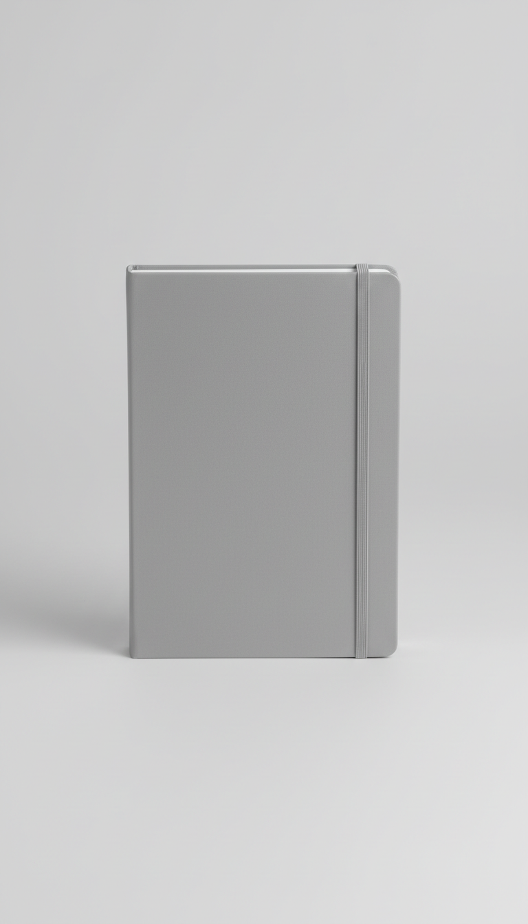 Cloud Grey Daily Planner Notebook
