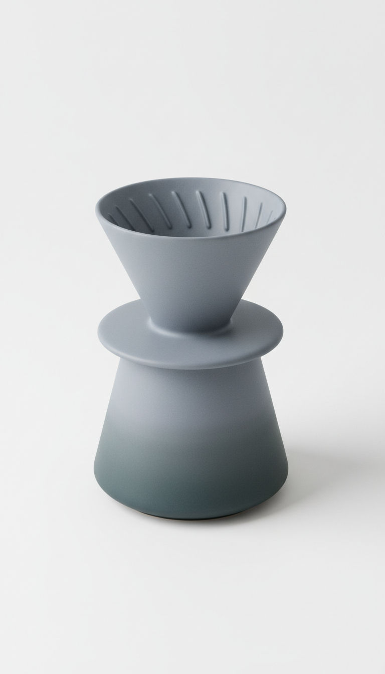 Minimalist Ceramic Pour-Over Coffee Maker