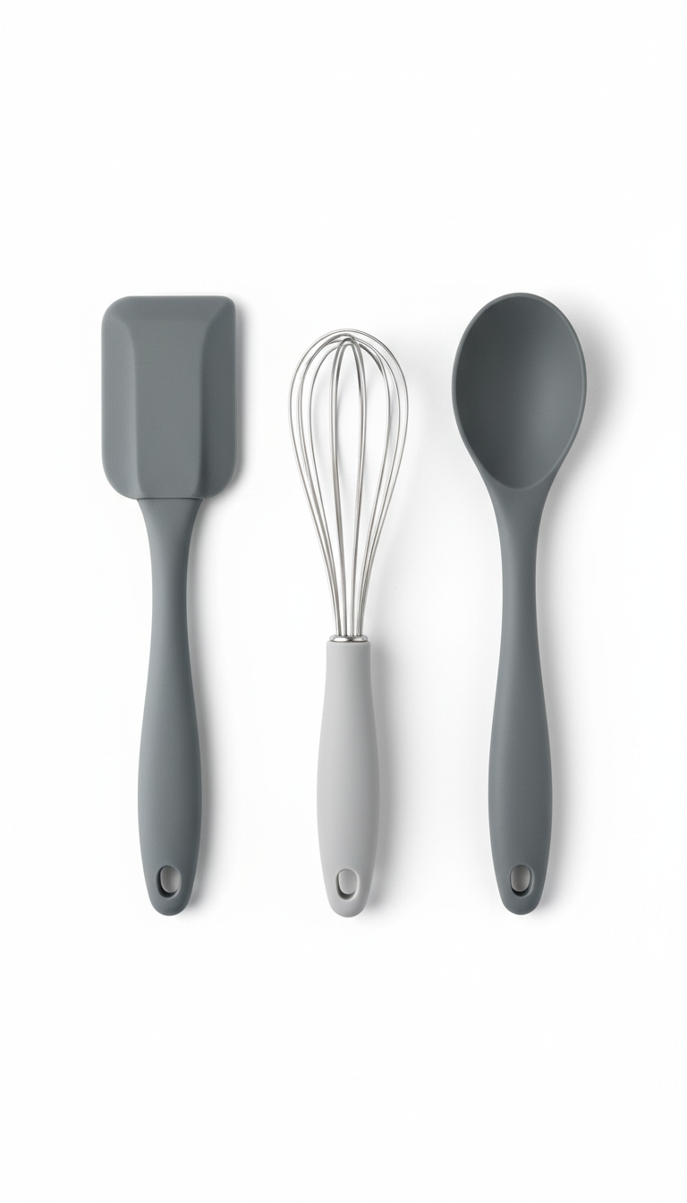 Soft-Touch Silicone Utensil Set