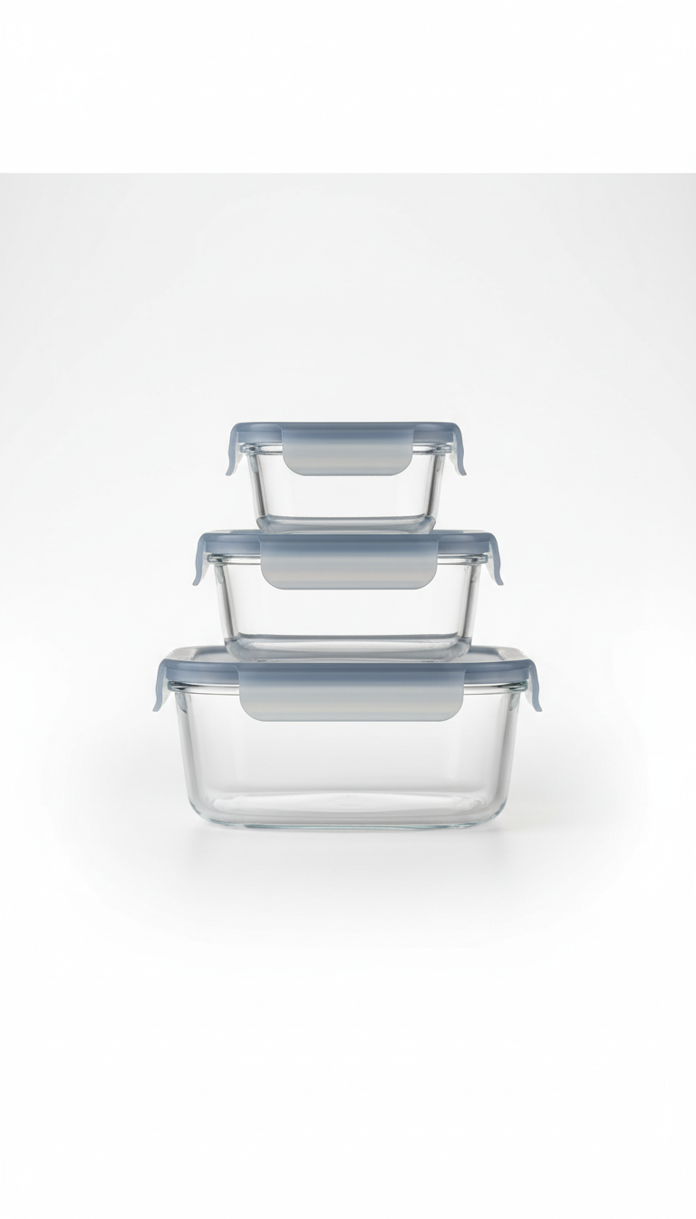 Stackable Glass Storage Containers