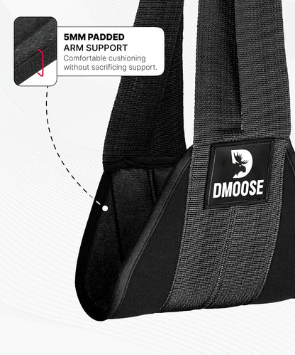 Hanging Ab Straps for Pull up Bar & Core Strength Training - Soft Padded Exercise Straps for Ab Swing & Leg Raises, Hang Bar Strap with 2 Steel Carabiners - Abs Equipment for Home & Gym